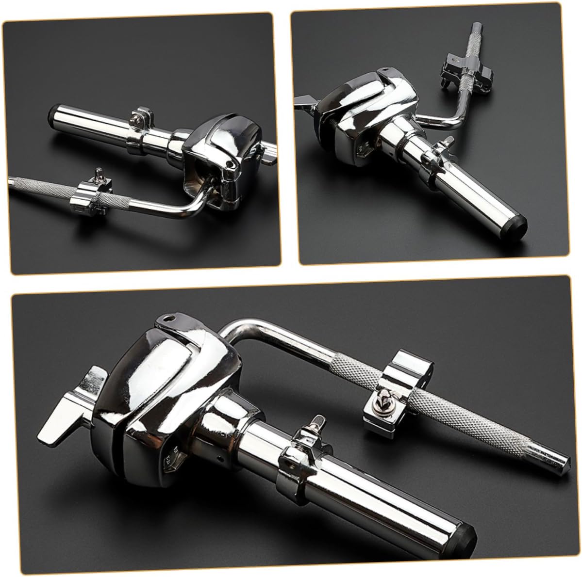 Drum Arm Mount Bracket Durable Percussion Instrument Accessory for Reliable Performance Display Easy Installation for Various Drum Setups for Professional Drummers