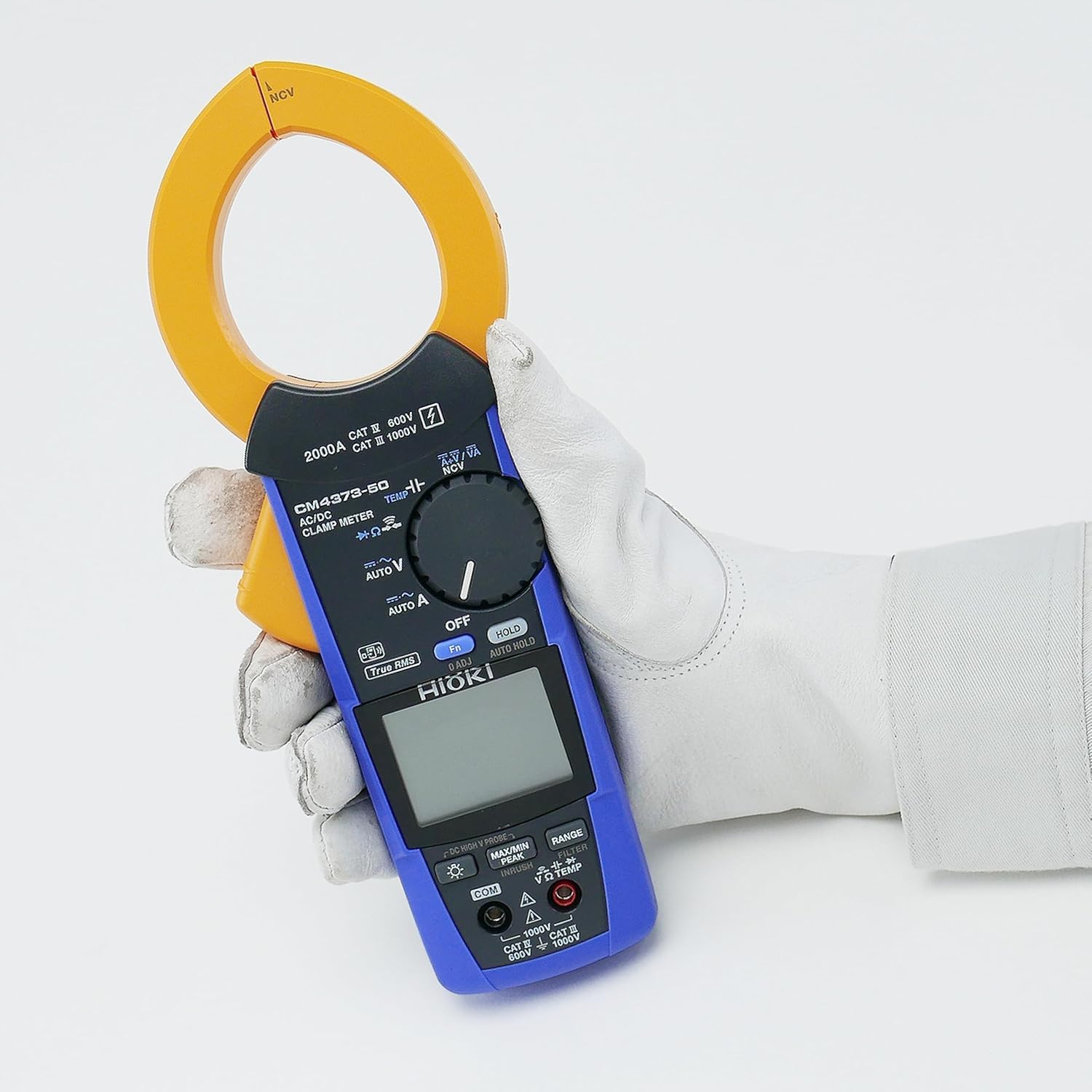 *Envío el mismo día* Pinza amperimétrica digital CA/CC de verdadero valor eficaz (600,0 A/2000 A) Comprobador eléctrico multifunción para electricistas | Modelo: CM4373-50