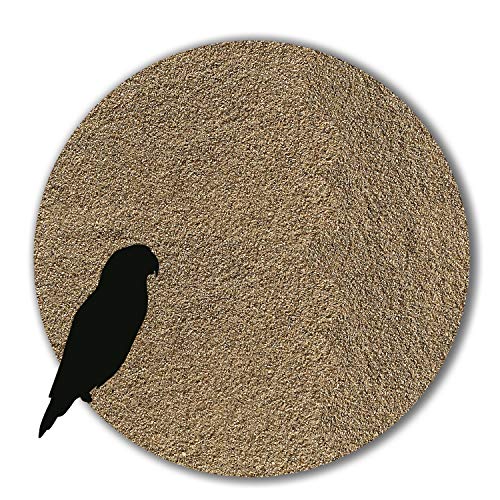 12 kg Vogelsand beige keimfrei qualitativ hochwertig Bodengrund für Käfige ohne Zusatzstoffe wie Anis und Grit (fein)