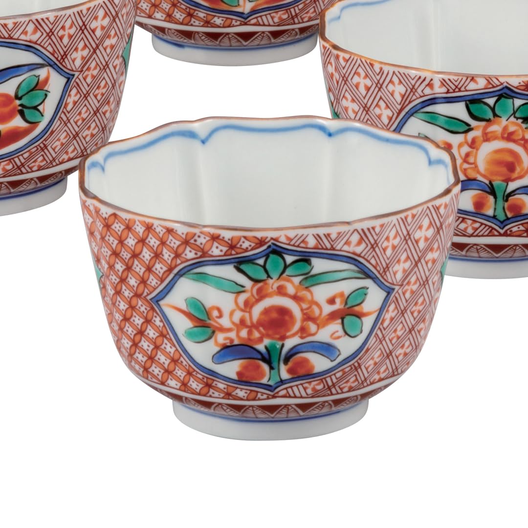 飾皿（9号） 赤絵細描鳳凰の図 [ 大酒清山 ] 九谷焼いわたや 『九谷焼