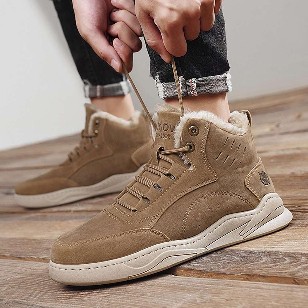 mitvr Men's Outdoor Chukka Boots | Casual Travel Ankle Boots | Breathable Lightweight Shoes | Fashion,Non-Slip,Comfortable