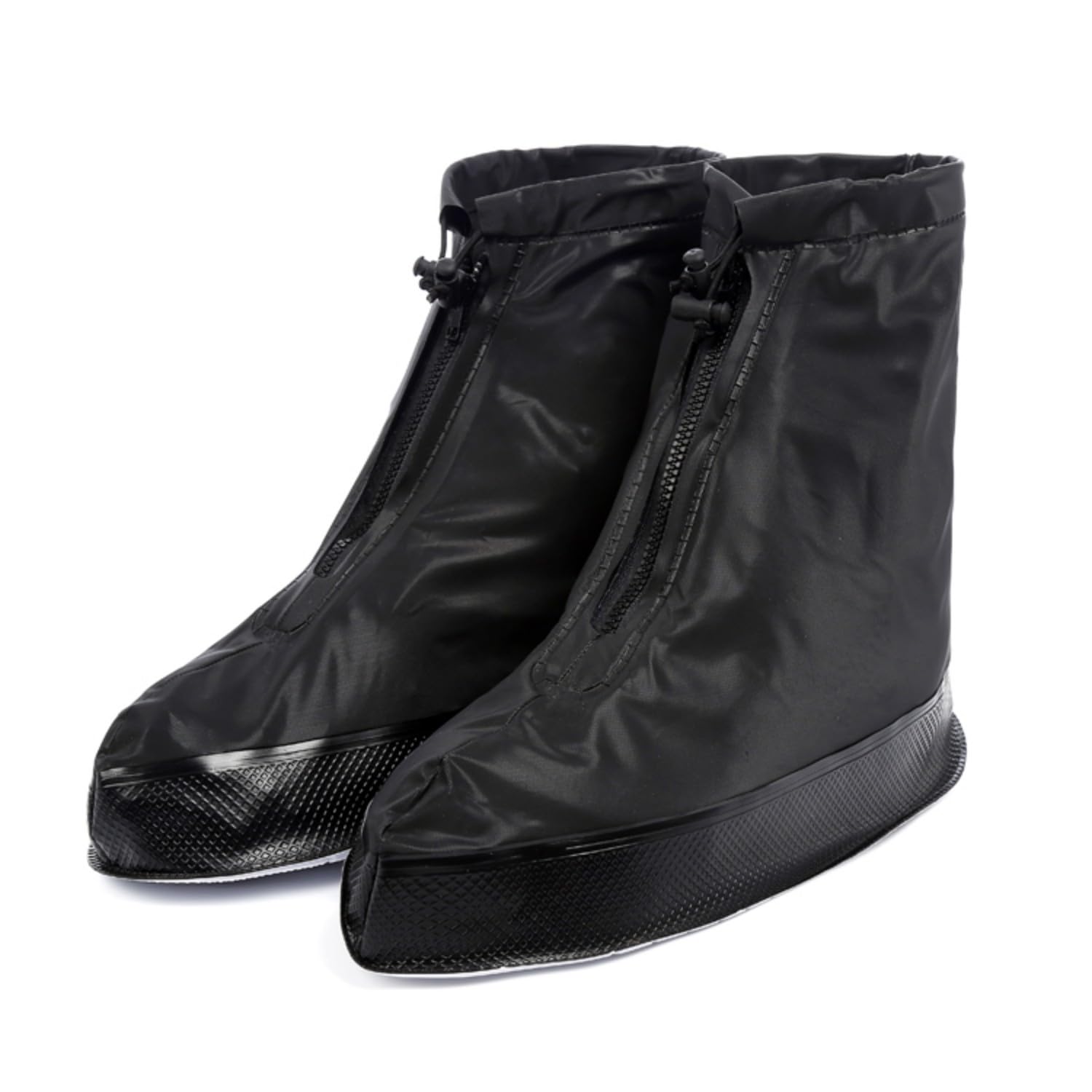 Waterproof Shoe Covers, Rain Shoe Covers Reusable Non Slip Shoe Cover for Outdoor Women and Men-Black