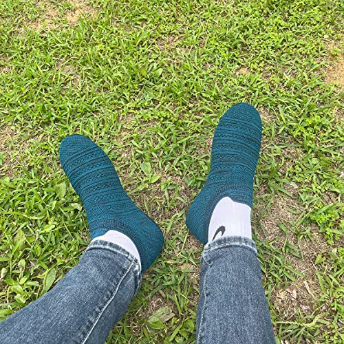 Hayeabi Ultra-Comfort Lightweight House Slippers Adult Indoor/Outdoor Around The House Home Shoes for Women Men (Ha20002BlueCyan43)4