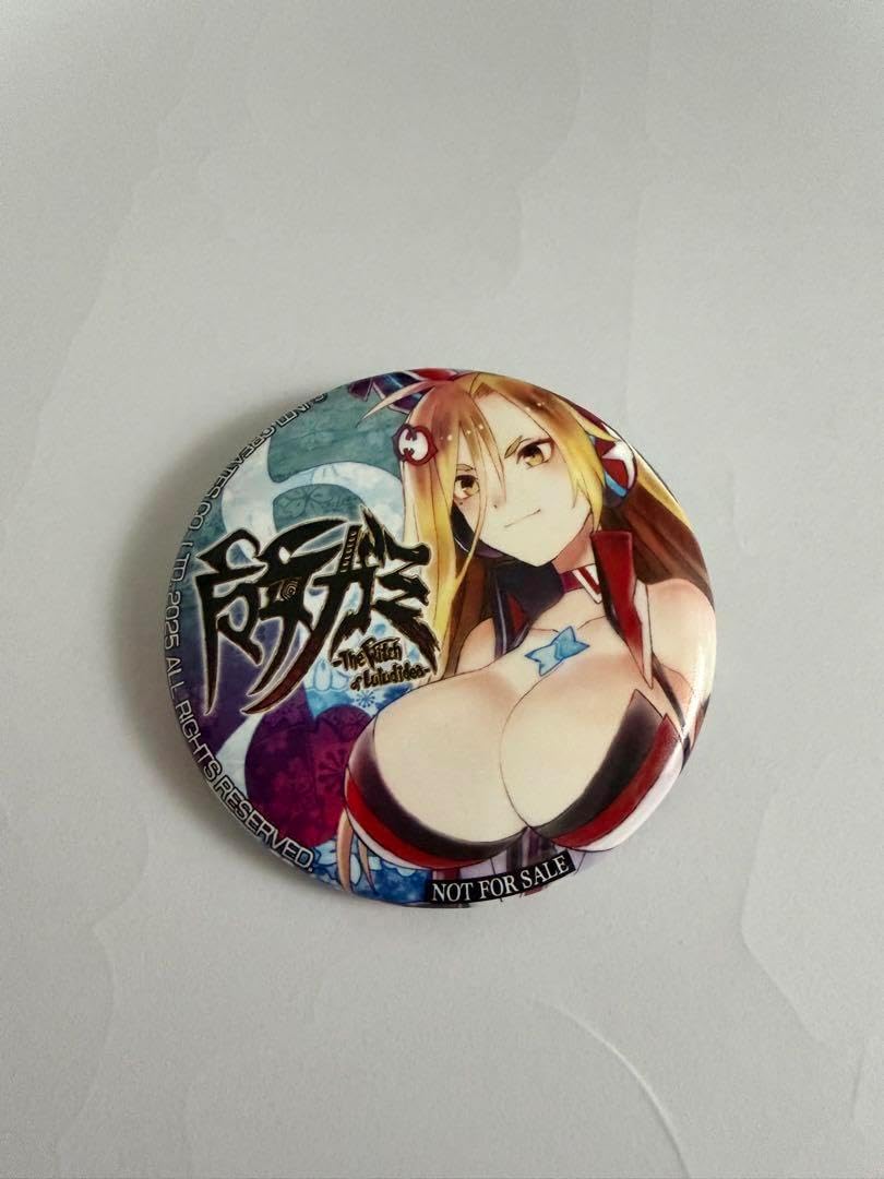 tgs2025 ノベルティ 魔女ガミ 炎の魔女マキシ バッジ 魔女ガミ試遊限定