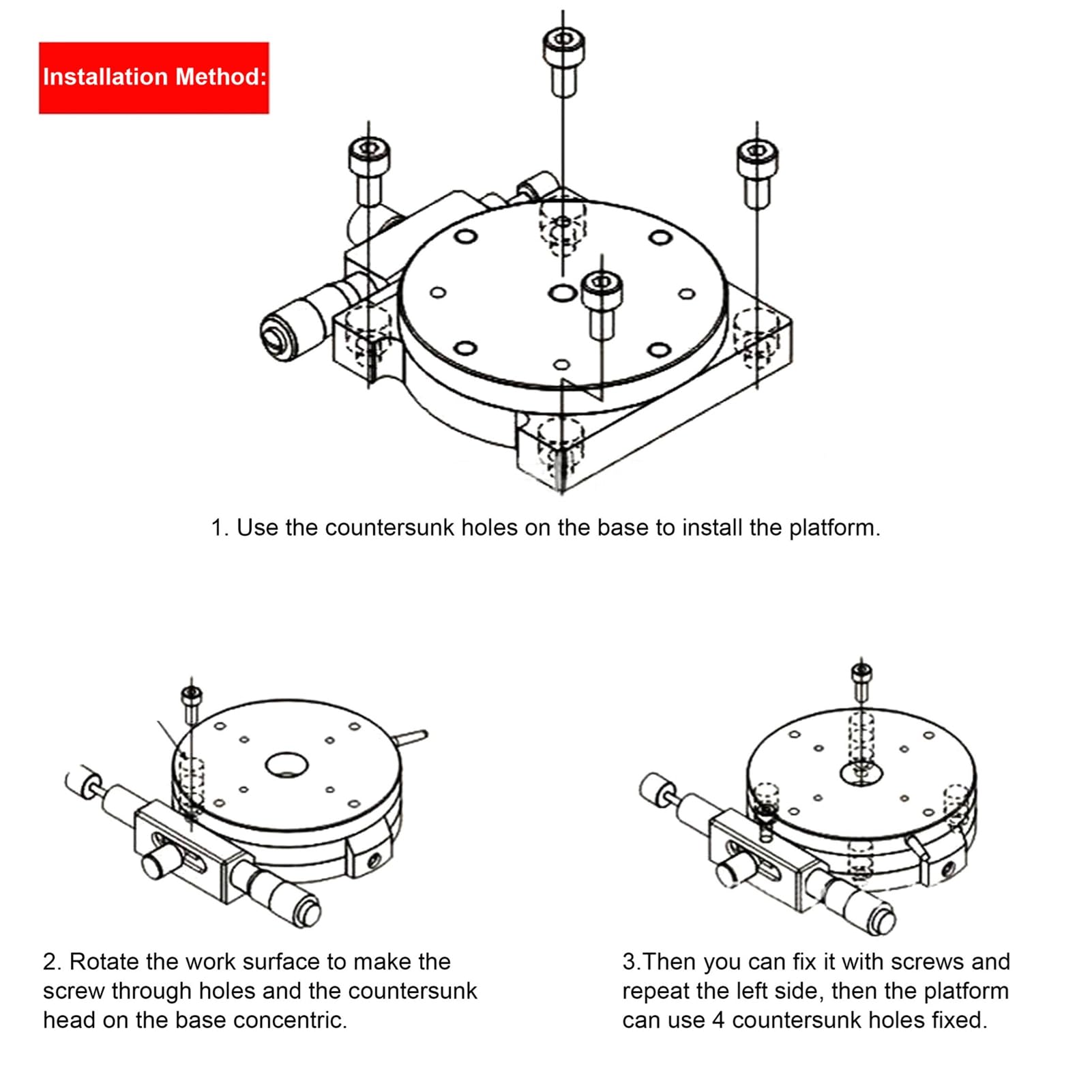 Schiebetisch Optischer Schlitten, Manueller Lineartisch, Präzise Linearführung, Eloxiertes Aluminium, Korrosionsbeständig und Langlebig