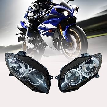 新品 YAMAHA ヤマハ YZF R1 右用ヘッドライト 純正 P3923 R YAMAHA 純正 YZF-R15 V3.0 [18年以降 インド仕様] ヘッドライト