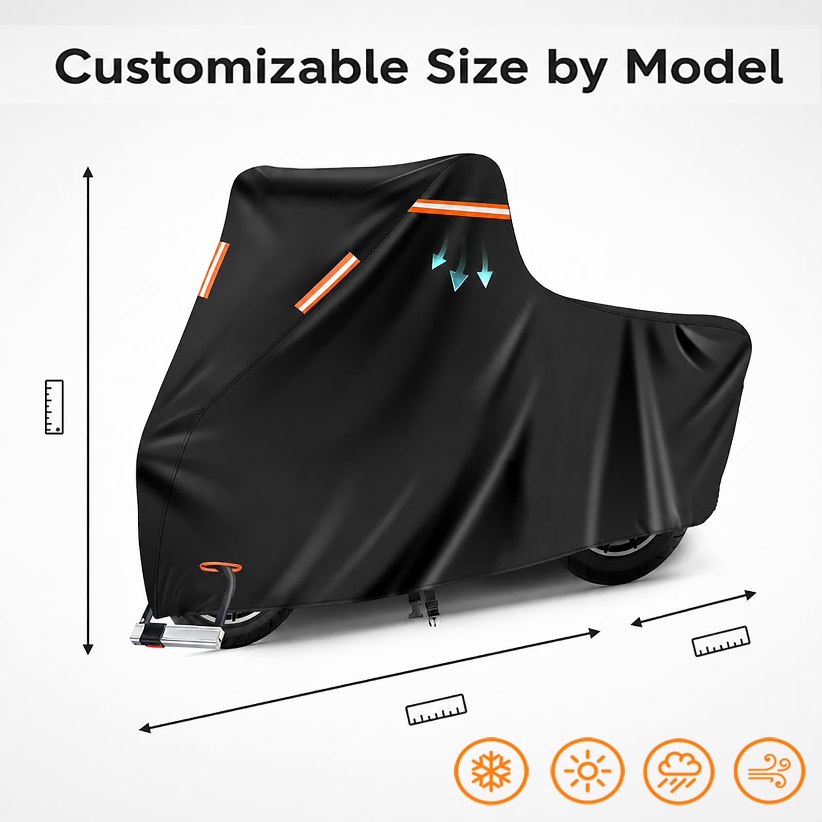 Amazon.com: OXDFTGDZ Heavy Duty Motorcycle Cover for Harley