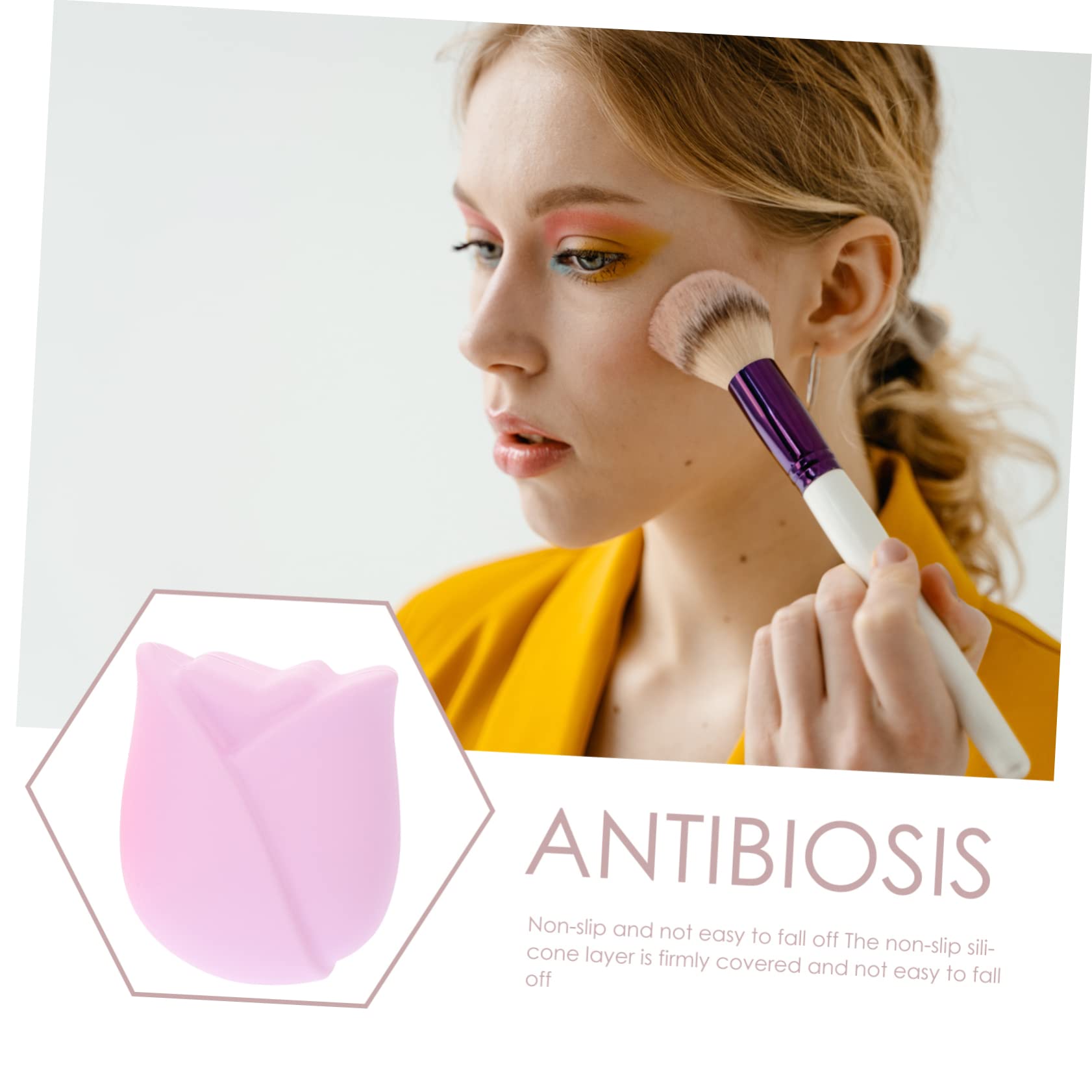 Baluue 24stücke Teiliges Silikon-make-up-pinselabdeckungen Wiederverwendbare Wasserdichte Pinsel-caps Staubschutz Für Make-up-pinsel Für Reisen Und Aufbewahrung