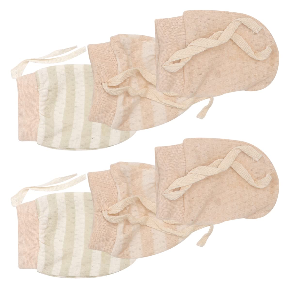 ABOOFAN 3 Pairs Baby Anti Scratching Gloves Mesh Newborn Protection Face Cotton Scratch Mittens No Scratch Mitts for Newborn Infant Baby