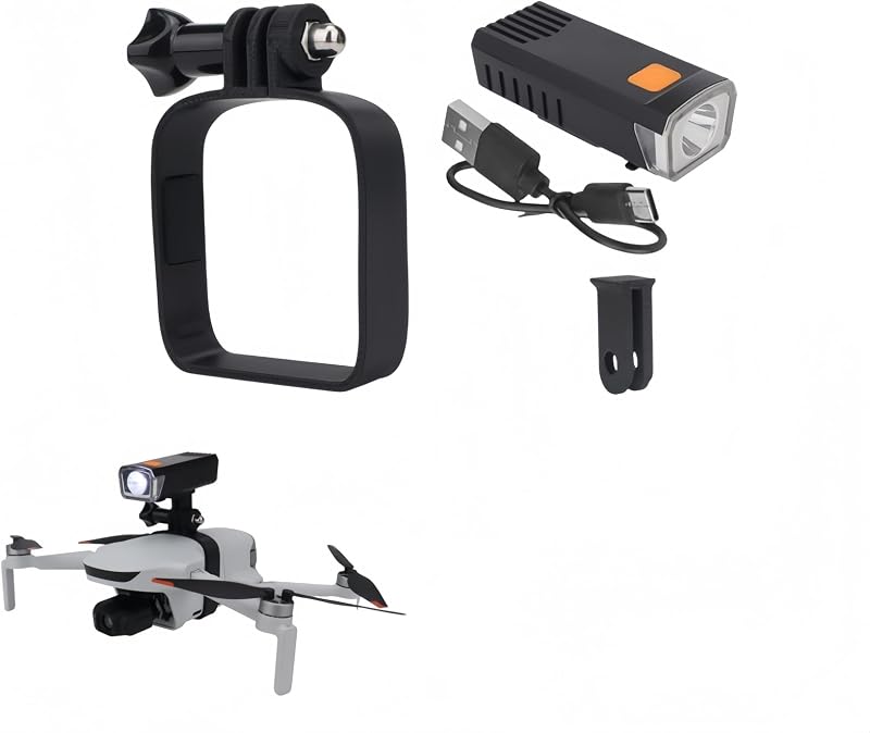 Night Flight Light Compatible With Potensic ATOM 3, Drone Rechargeable LED Navigation Lamp With Extension Bracket