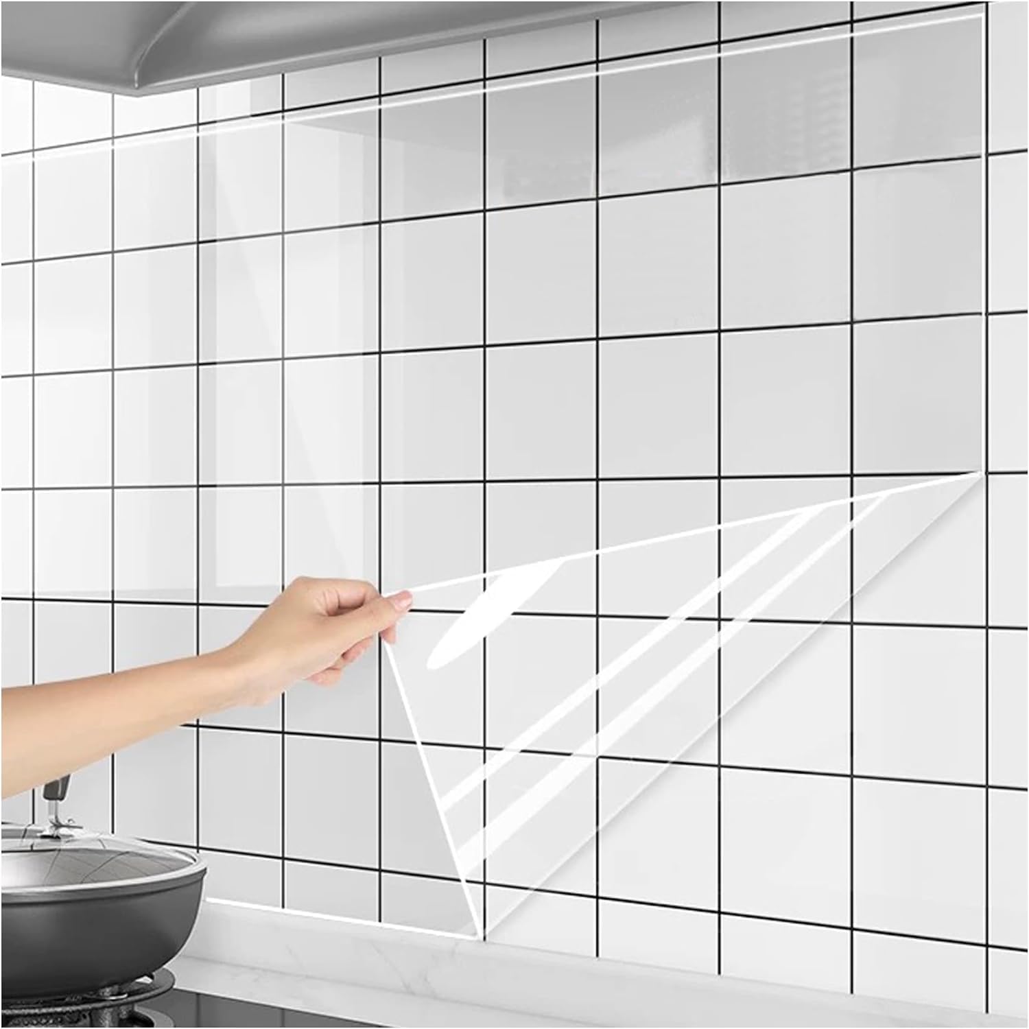 Oil Proof Wallpaper Kitchen Waterproof Self Adhesive High Temperature Resistant Paper Removable for Cupboard Doors Walls Kitchen (60 * 200 cm, Transparent) Kitchen Stickers Waterproof Oil Proof (B0CVX2B2TV) Amazon Price History, Amazon Price Tracker