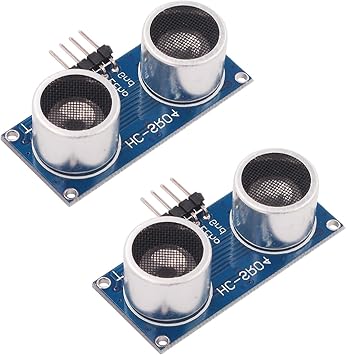 Ultrasonic Sensor, 2 Pack, Measuring Sensor Module, Ultrasonic Module Distance Sensor, Ultrasonic Distance Sensor Module Compatible with UNO R3 51STM32 for Robots
