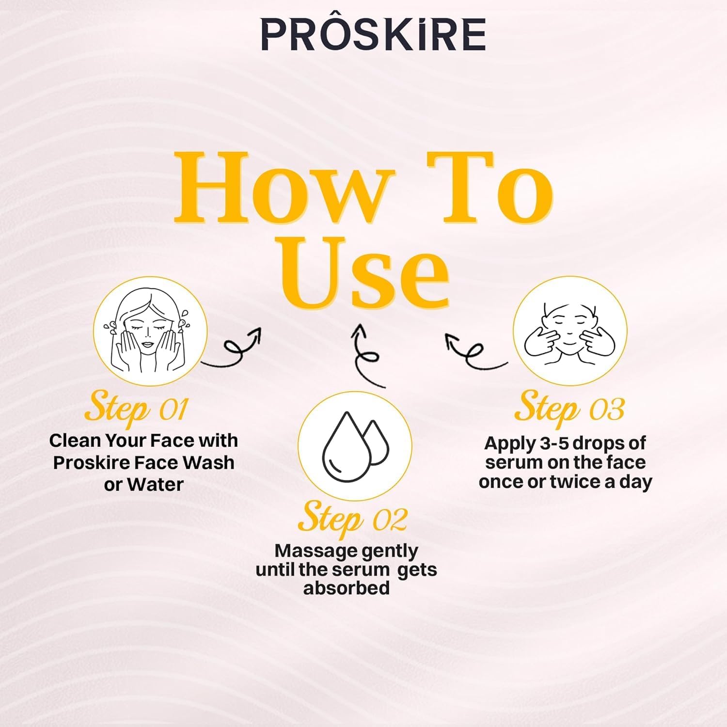 Pro-skire 10% Advance Vitamin C Serum With Ferulic Acid, Mandarin Orange Ext. For Dark Spots, Pigmentation & Glowing Face - (1.01 oz) 30 ml Pack