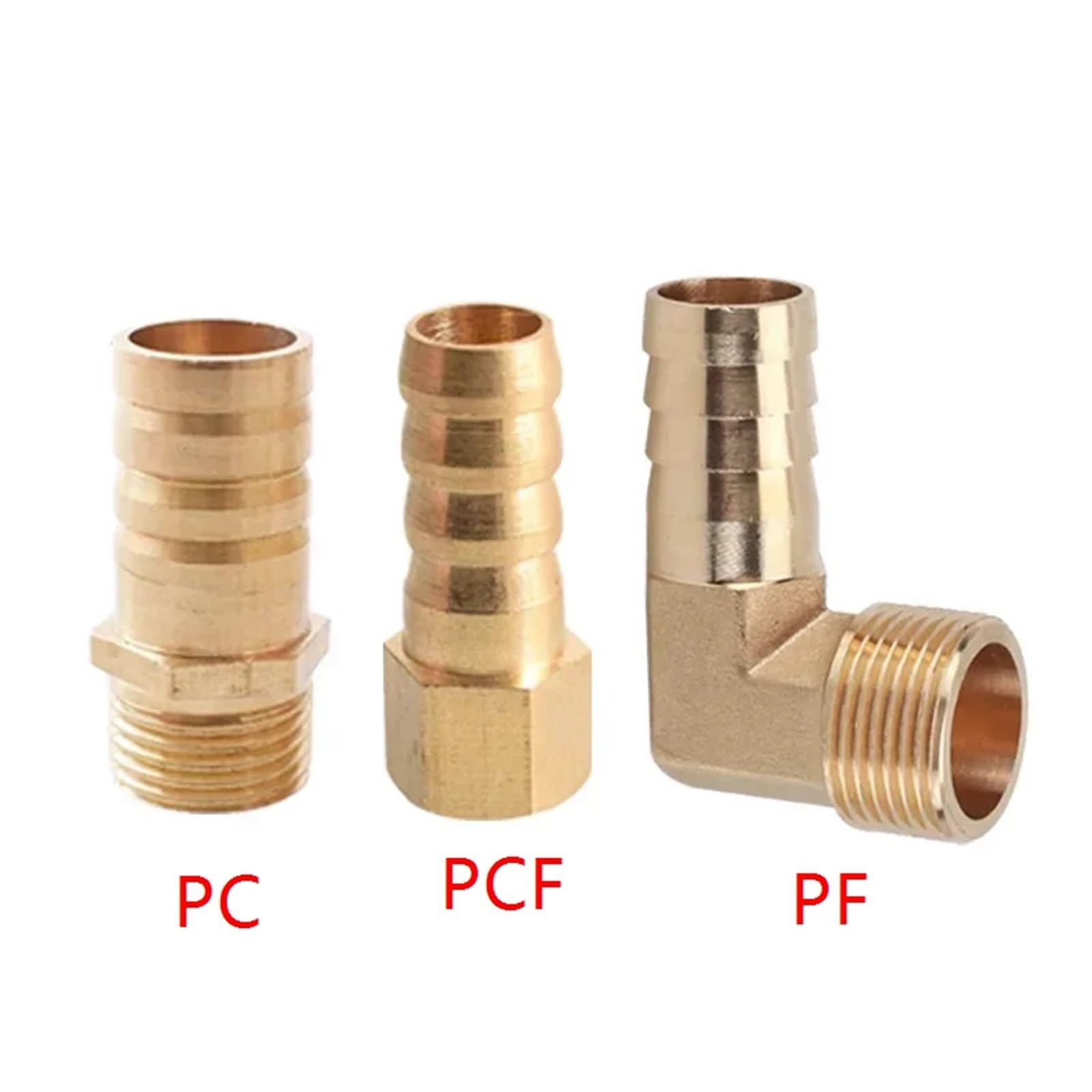 20 stücke Pagode Anschlussgewinde BSP 1/8'' 1/4'' 3/8'' 1/2'' 6 8 10 12 14 16mm Schlauch Barb Schwanz stecker Wasserrohrarmaturen(Barb 12mm-1I2,PL (20 PCS))
