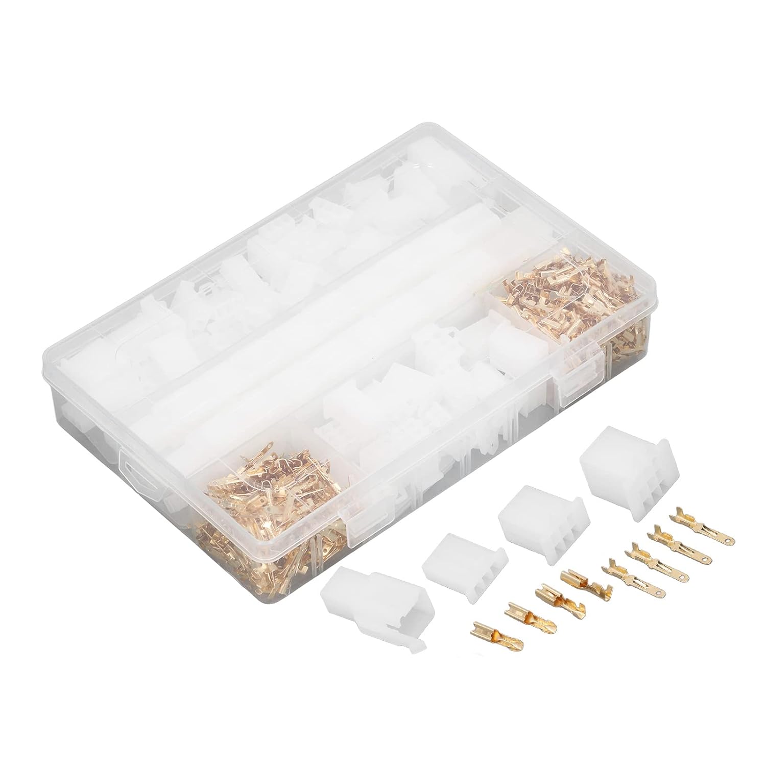 580Pcs Wire Terminal Connector Kit Copper Male Female Terminal