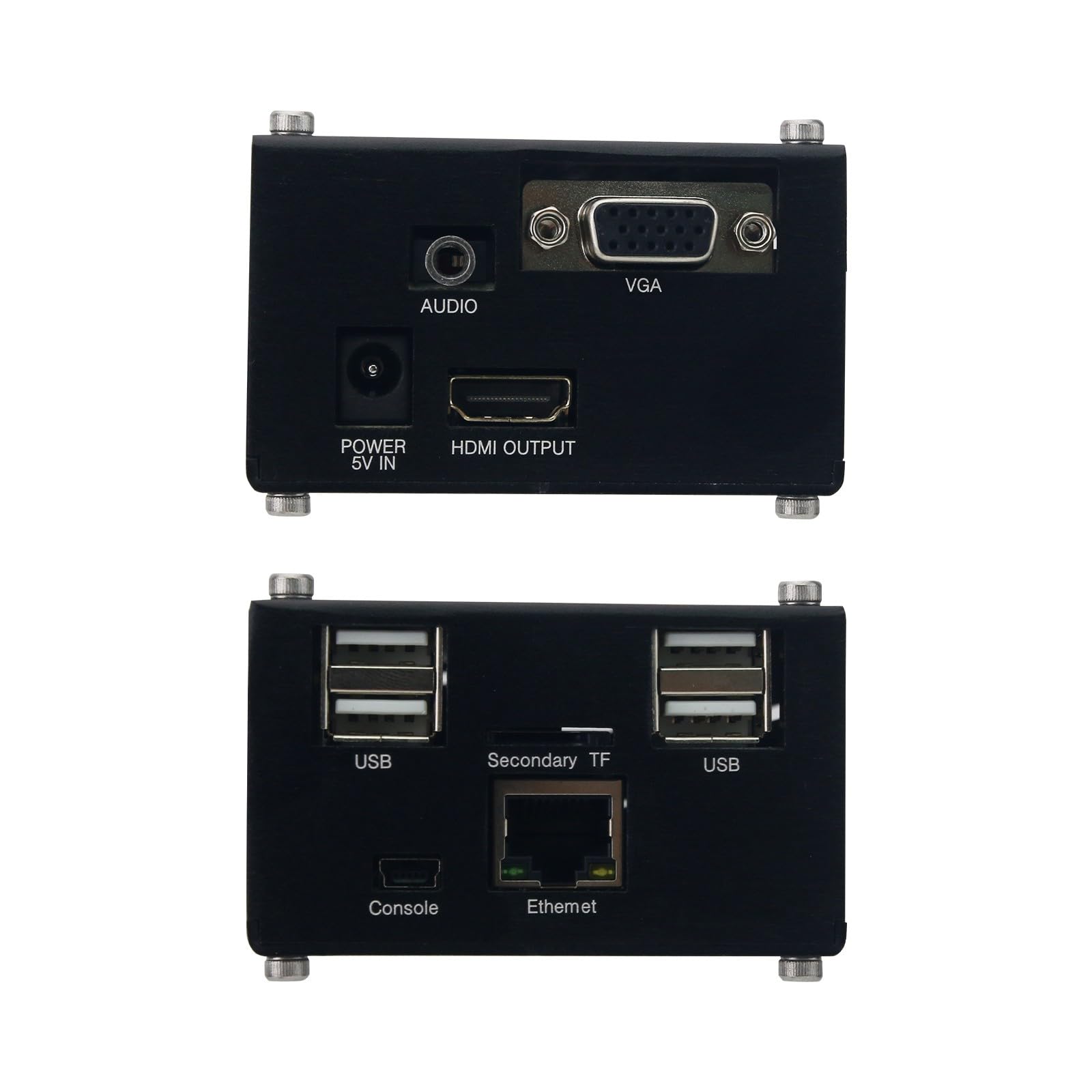 Sistema di gioco retrò con hardware programmabile, alloggiamento in metallo, scheda TF da 32 GB con sistema preinstallato, piattaforma open source per emulazione e progetti fai da te