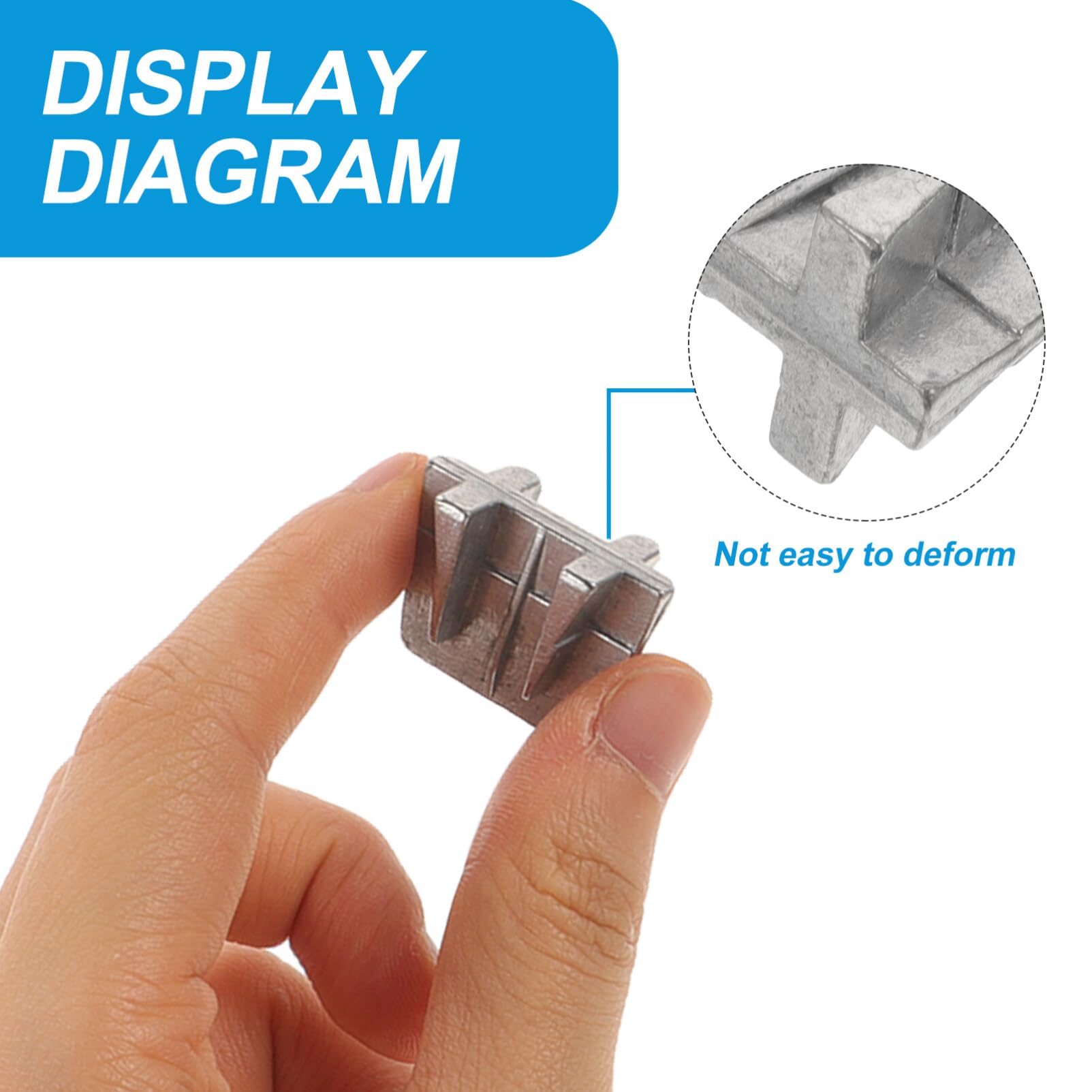 SUPVOX 5Pcs Hammer Wedge Hammer Handle Wedge Aluminum Reinforcing Wedge Hammer Repair Part