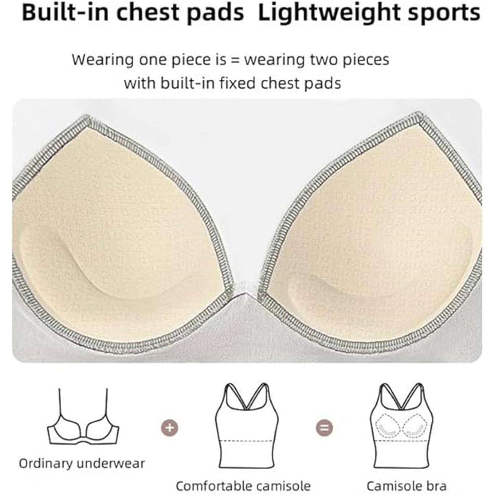 Yksaix Biustonosz sportowy Criss Cross Tank, Yksaix damski gładki krzyżowy pasek spaghetti wyściełane paski długie topy treningowe na siłownię