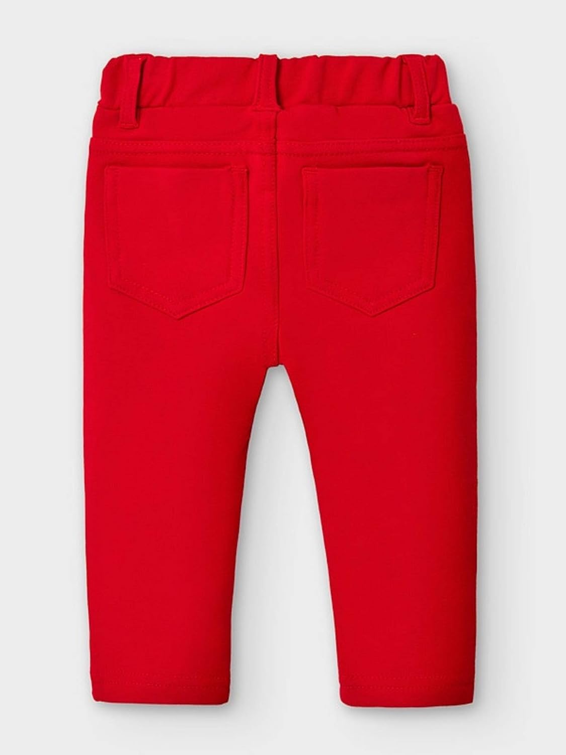 Mayoral Fleece Basic Trousers for Baby-Girls Red