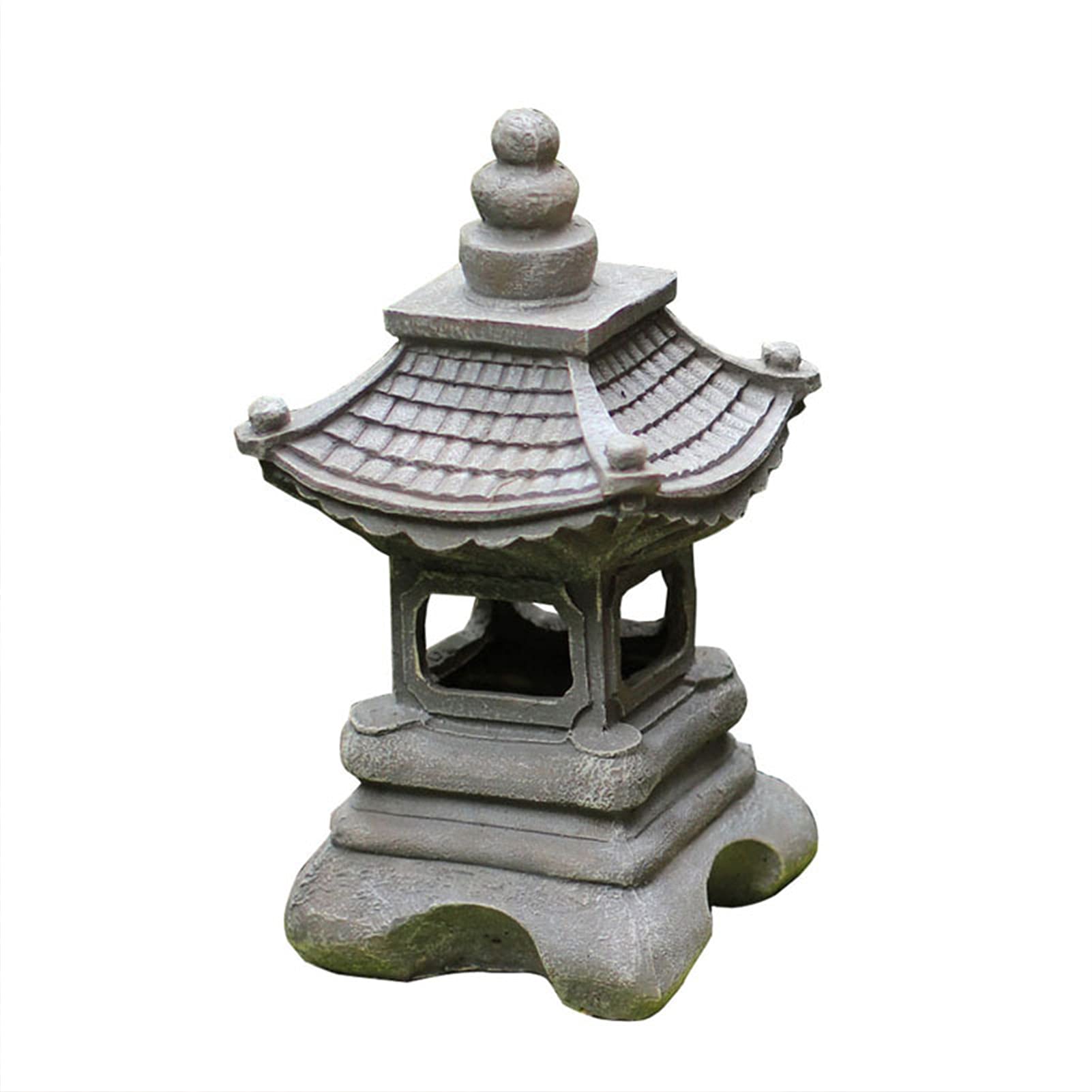 Estatua de jardín, Estatua de jardín Solar para jardín al Aire Libre, Farol, Pagoda, Figura de luz, lámpara de Palacio, decoración de Paisaje,