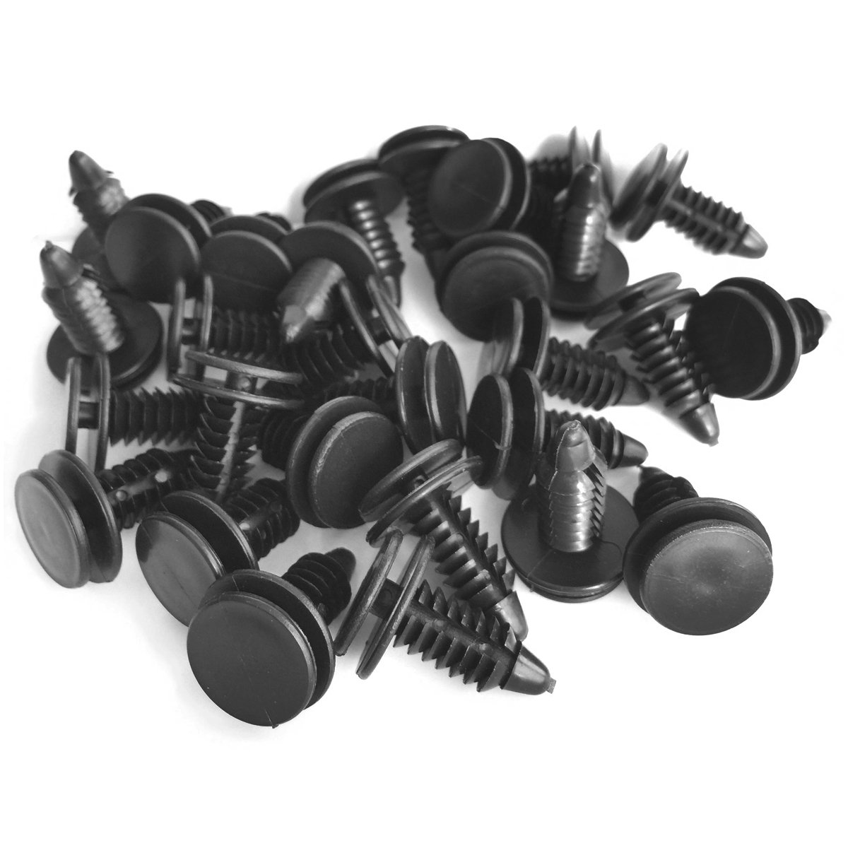 50 Clips De Fixation Panneau Porte Voiture - Vert, 9mm, Compatible Skoda Fabia Octavia - 2
