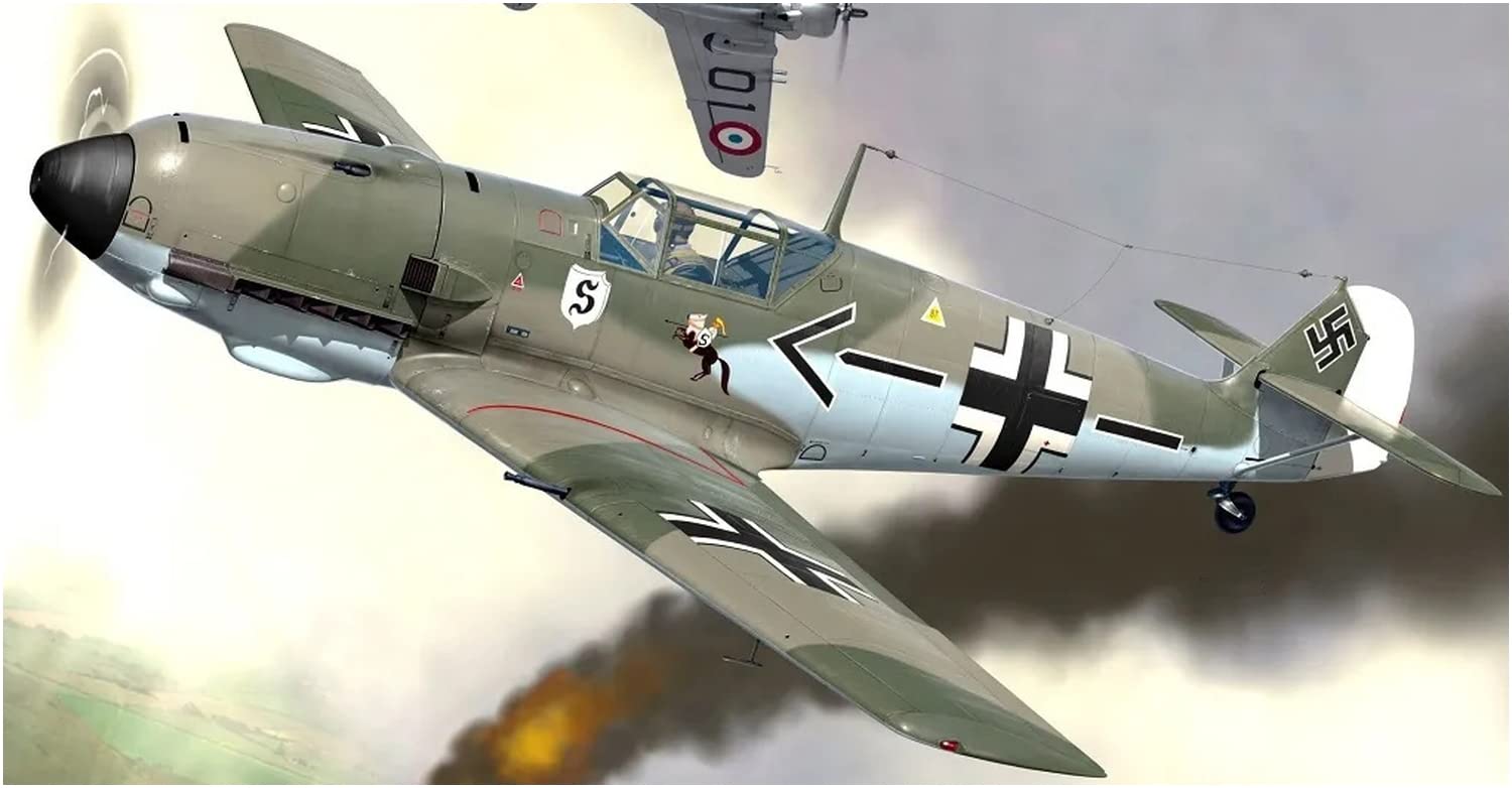 Az Models 7661 Messerschmitt Bf-109E-3 'Battle Of France' 1:72 Plastic Model Kit