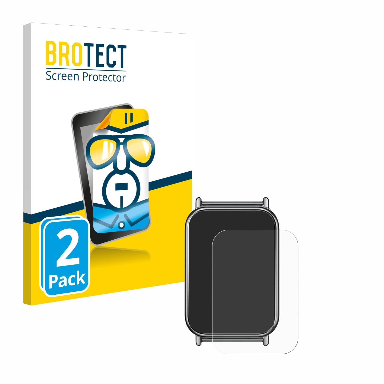 brotect Pellicola Protettiva per Xiaomi Mi Band 8 Pro Protezione Schermo (6 Pezzi) [Trasparente, Anti-Impronte