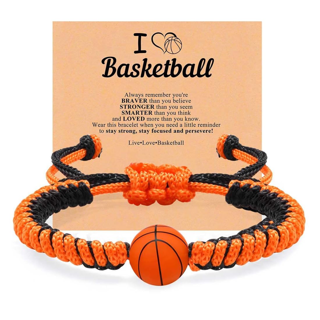 Braccialetto Baseball Intrecciato Regolabile - Regalo Perfetto Per Fan E Adolescenti