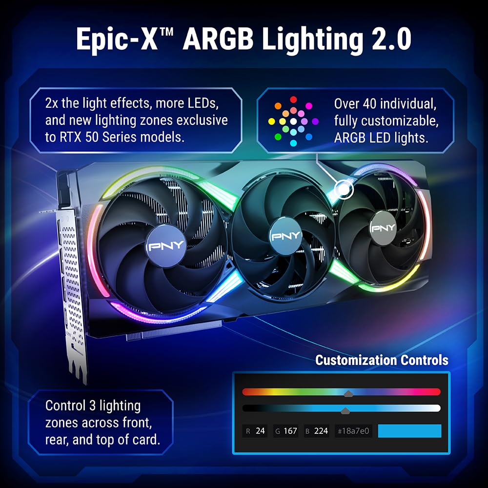 Amazon | PNY GeFORCE RTX 5080 16GB ARGB Overclocked TripleFan