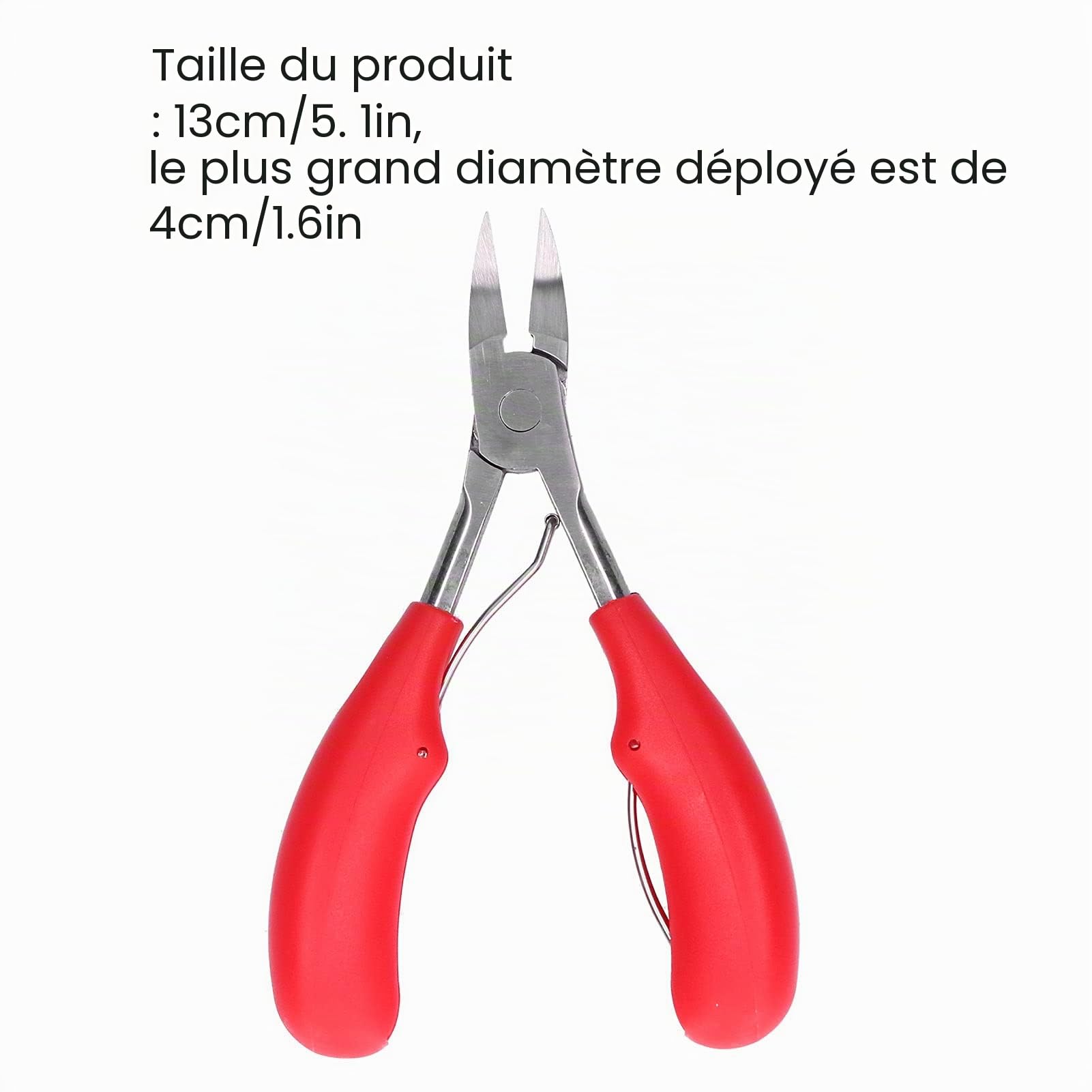 URRNDD Pince Coupante de Dents pour Porcs Matériau en Acier Inoxydable Adapté pour Couper Les Dents de Bébé de Petits Animaux Tels Que L'équipement D'élevage de Porcelets/Lapins(Rouge)