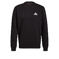 adidas Homme Essentials FEELCOZY Fleece Sweatshirt, Black/White