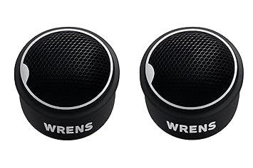WRENS 320W Car Tweeters (Pair) – High Power Super Dome Tweeter Speakers for Car Audio, Crisp & Clear Sound, Easy Installation