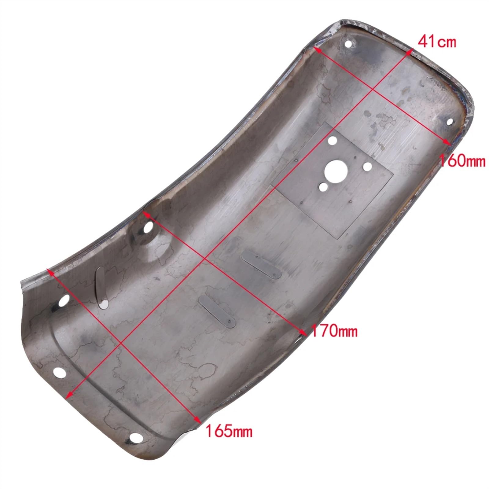 Paraspruzzi Moto Per Motocicletta, Parafango Parafango Ruota Posteriore Cromato CN125