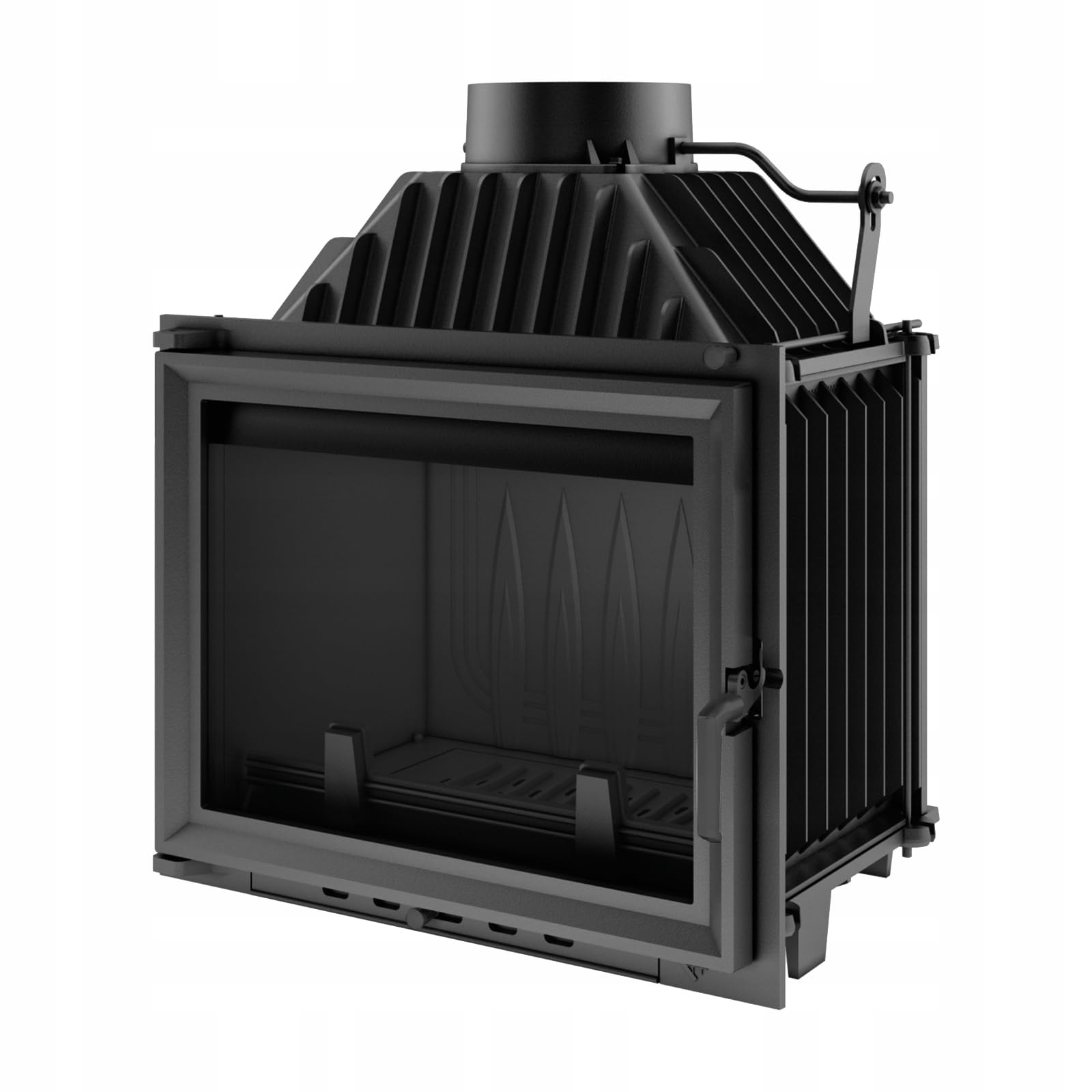 KRATKI Kominek powietrzny żeliwny MAJA 8 kW Ø 200 | EKOPROJEKT | Bimschv 2 | Zakres mocy 3-10kW | wkład kominkowy