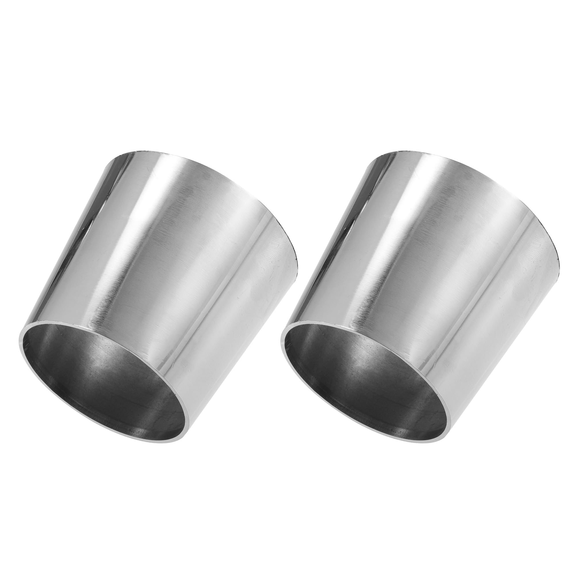 Photo 1 of X AUTOHAUX Car Mandrel Exhaust Bend Elbow Pipe 304 Stainless Steel Concentric Reducer 2.5" OD to 3" OD 2pcs