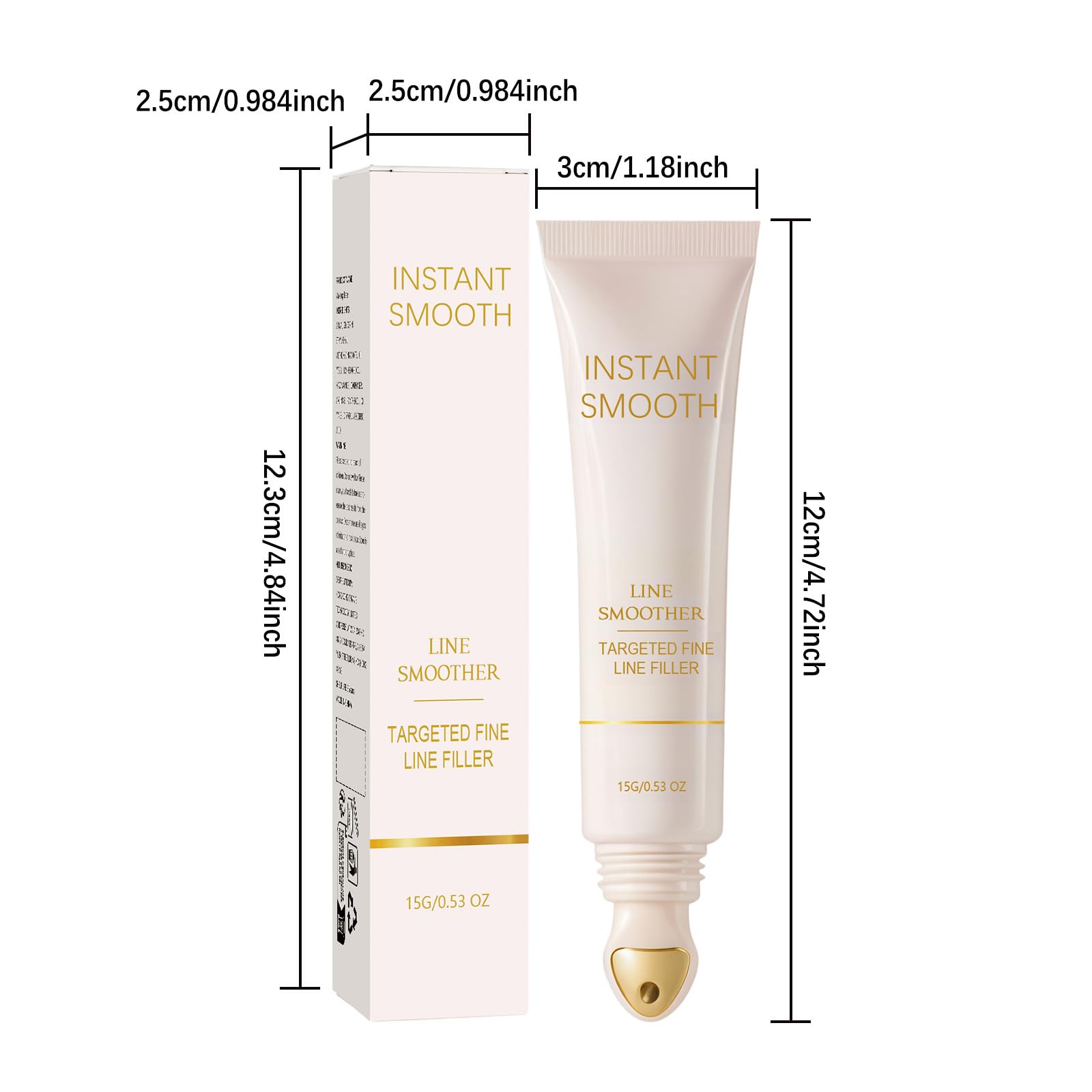 Skin Smoothing Even-Toning Primer, Instant Wrinkle Filler, Filler Primer, Matte First, Maquillaje Primer Maquillaje Piel Madura, Hidrata y Nutre, Crema Lift de Eye Face Lift debajo de los sacos de