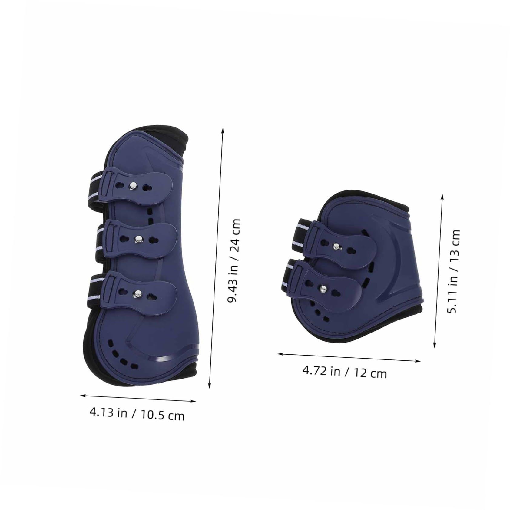 Toyvian 4piezas Botas para Tobillos De Caballo De Pies Reutilizables para Patas De Caballo Botas Ortopédicas para Tendones Entrenamiento Ecuestre