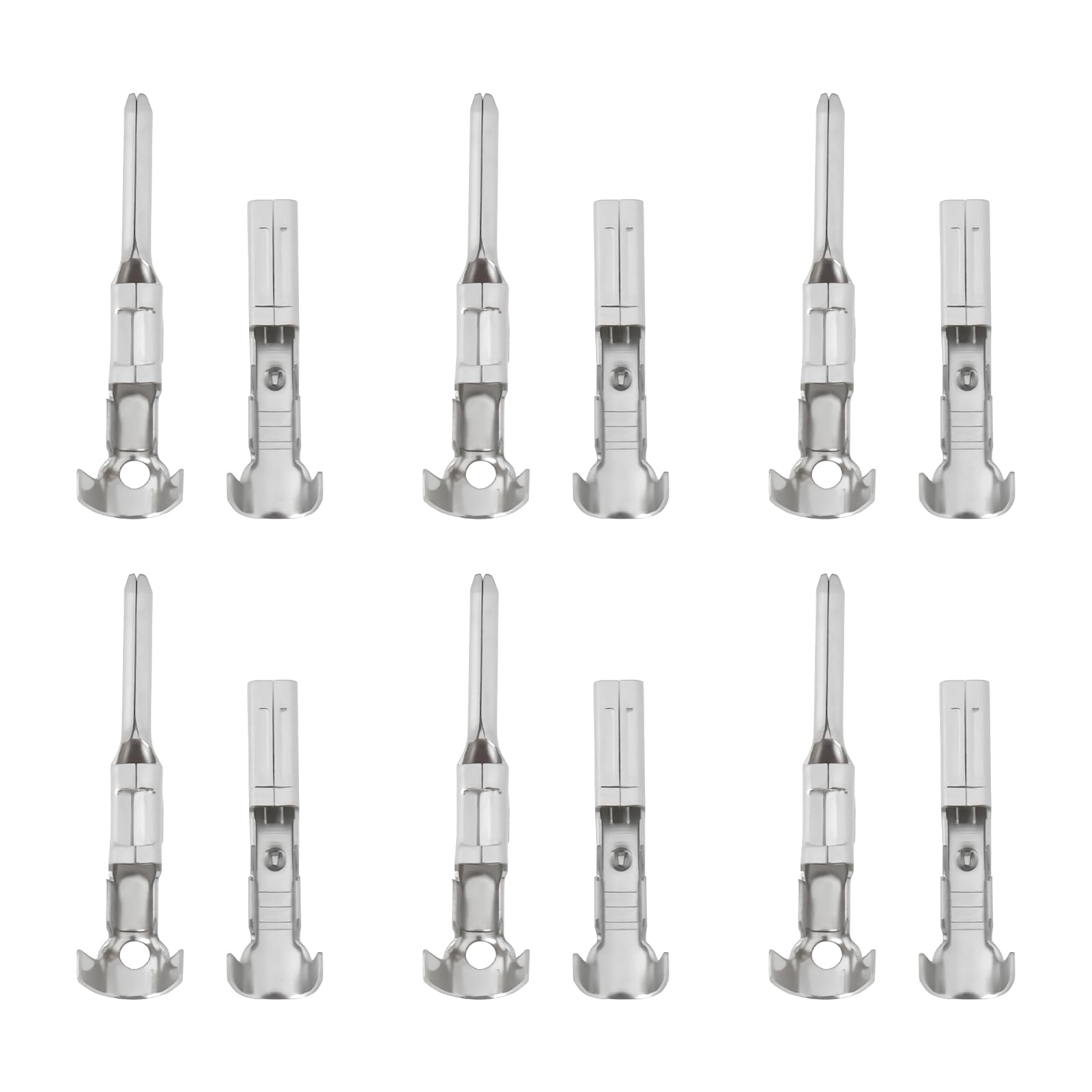 eMagTech 20 Pairs 1.5mm Cable Connector Male Female Terminals DJ611-1.5B DJ621-1.5B for Universal Car Electrical