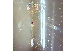 7 Chakra Tree of Life Crystal Suncatcher