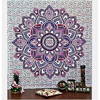 Arazzo Indiano Mandala Hippie decorazione da parete per camera dei