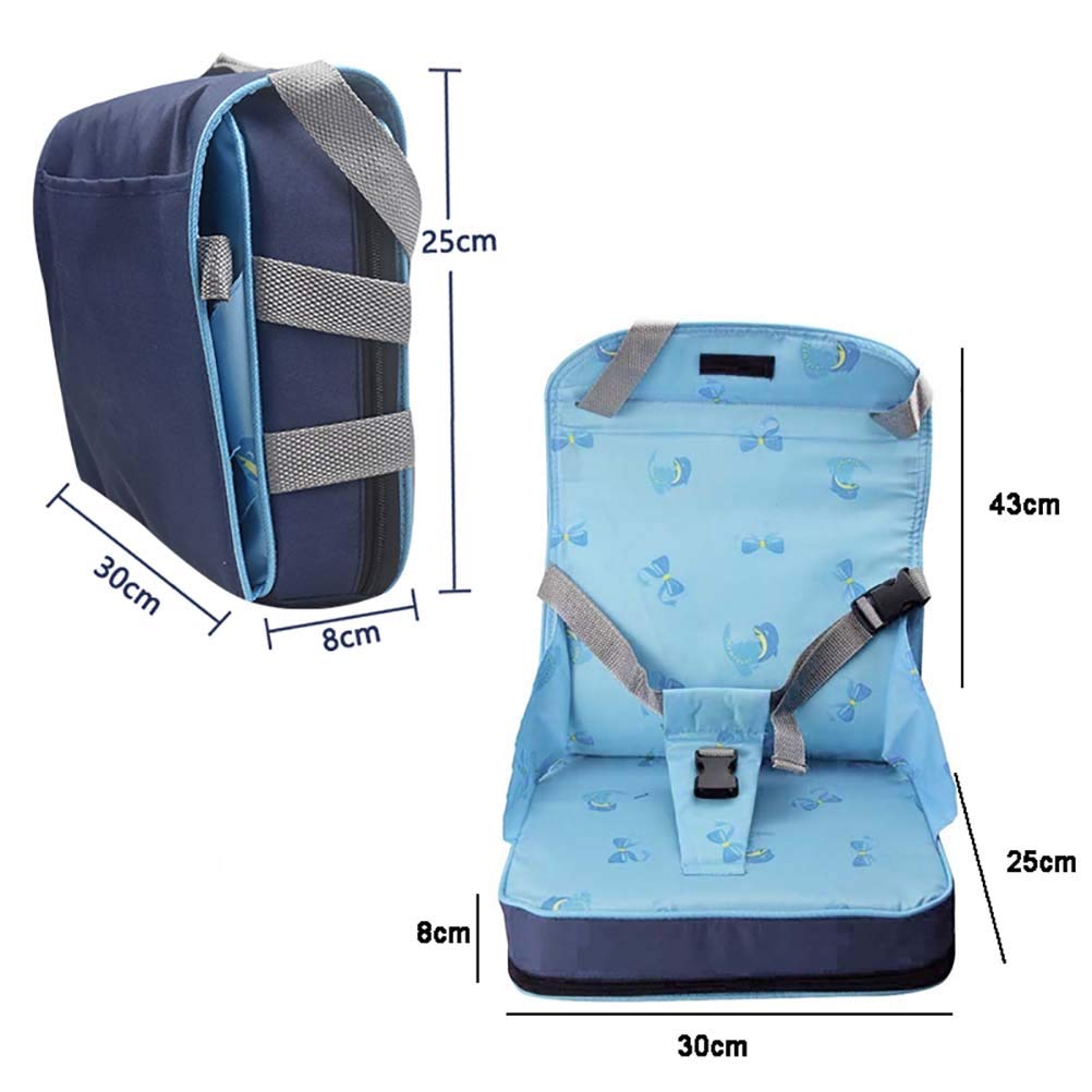 Siège Rehausseur Bébé Garosa - Avec Sangles Sécurité - Pliable Et Portable