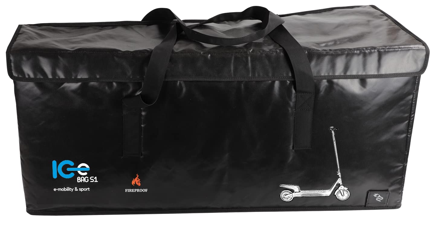 ICe Bag Bolsas Ignífugas para Patinetes Eléctricos - Protección contra Explosiones e Incendios de Baterías de Litio - Probadas Rigurosamente - Seguridad Certificada - Ideal para Hogar y Trabajo