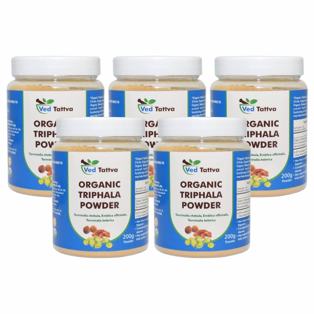 Ved Tattva Organic Triphala Powder | 200 gms | For Healthy Digestion (200 gm (Pack of 2)) (B08R8VRW2V) Amazon Price History, Amazon Price Tracker