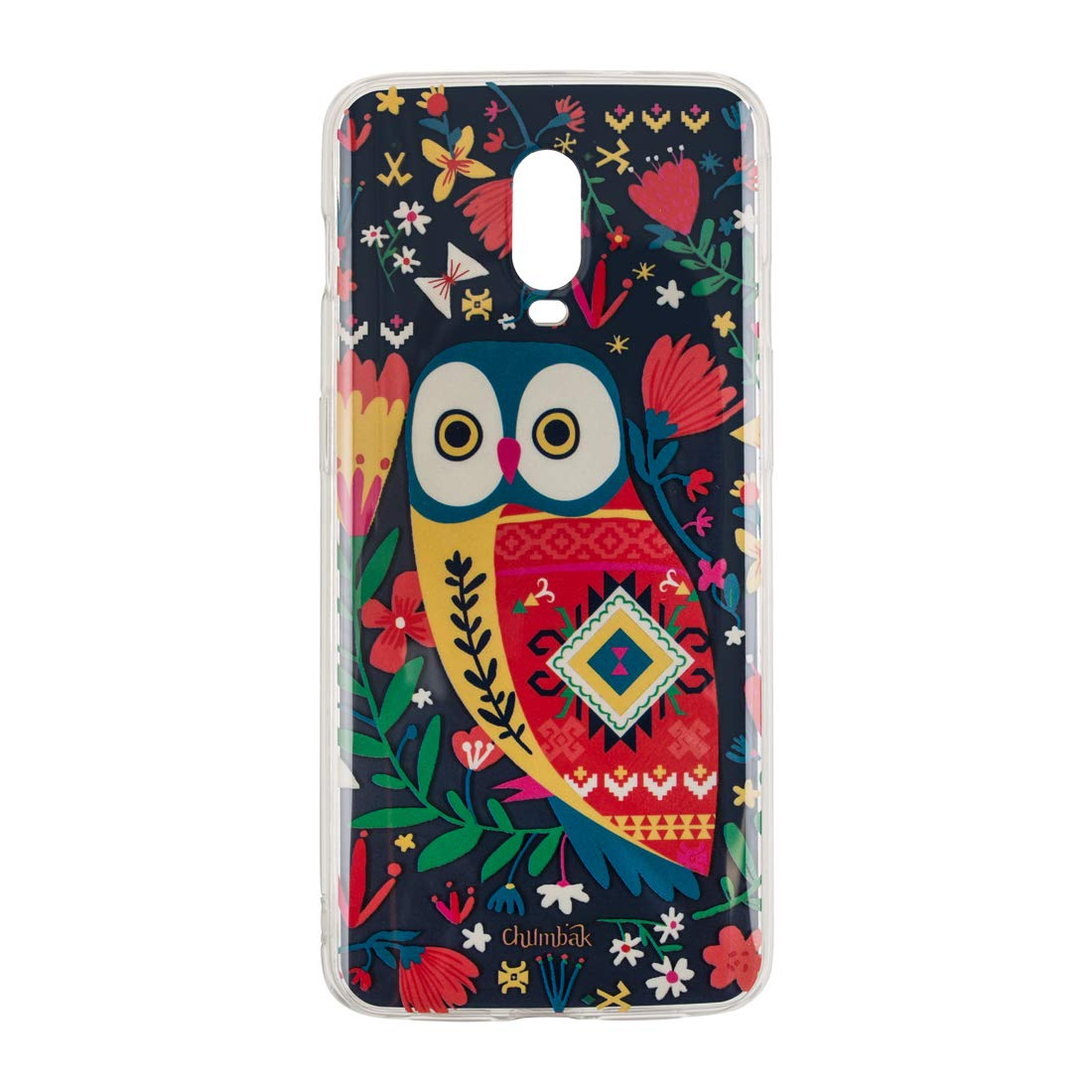 Chumbak Floral Owl OnePlus 6T Case - Multi