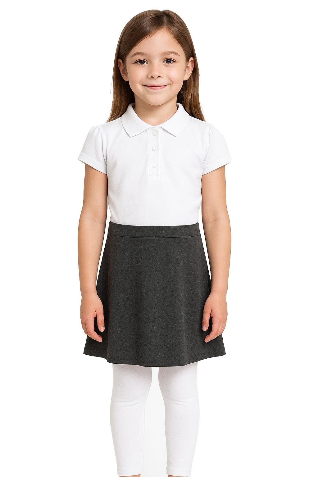 A2z 4 Kids Girls Grey Pleated School Uniform Skirt Everyday Wear 11-12