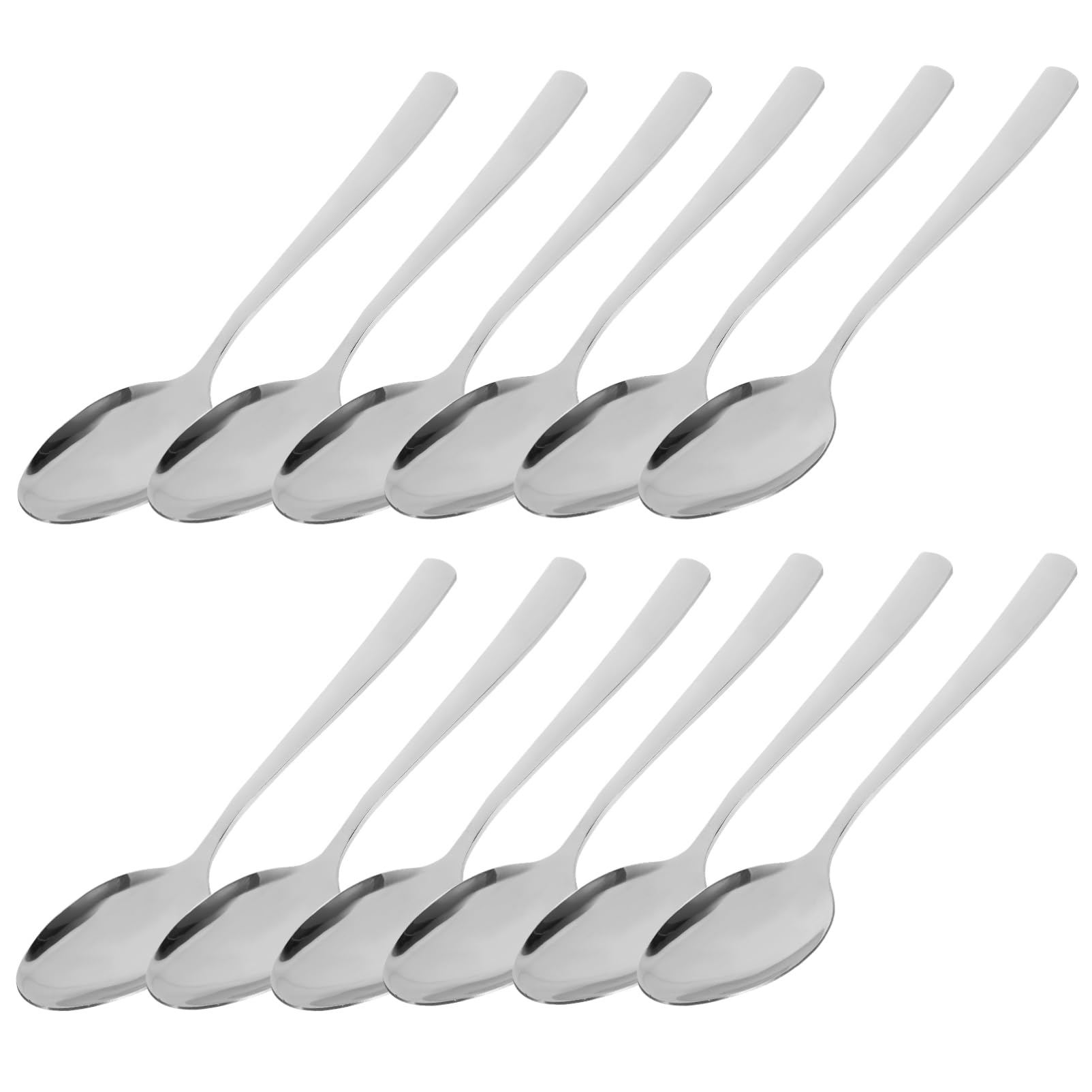 Cuillères de table en acier inoxydable poli miroir BESTYASH lot haut de gamme