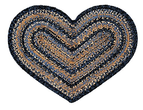 Tapete Decorativo Trenzado River Shale Corazón 27x48