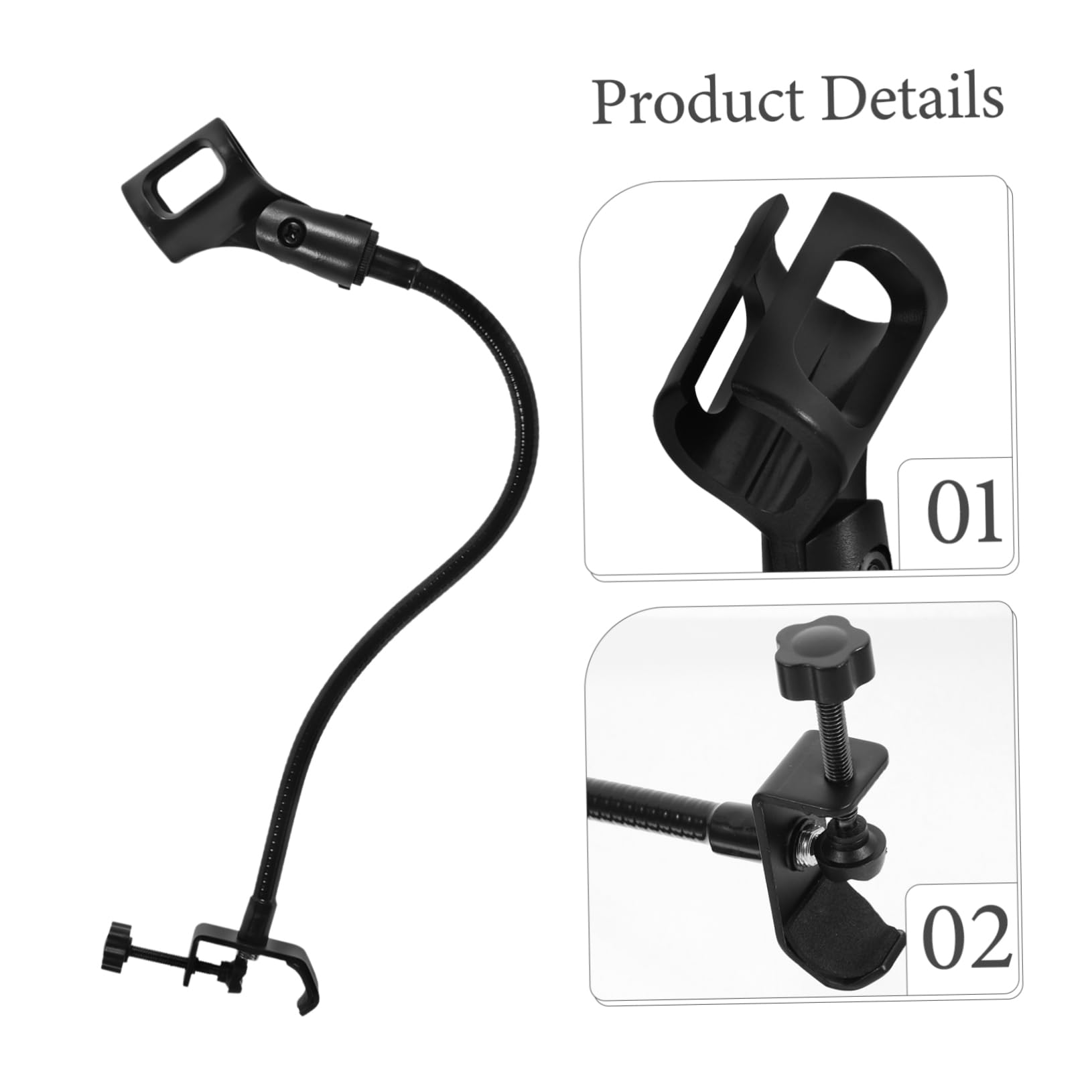 Generic 5 Sets Schwanenhals Mikrofonständer Mikrofonständer Mikrofonhalter Für Video Mikrofon Rack Clip Mikrofonhalter Ständer Zum Skizzieren Mikrofonhalterung Für