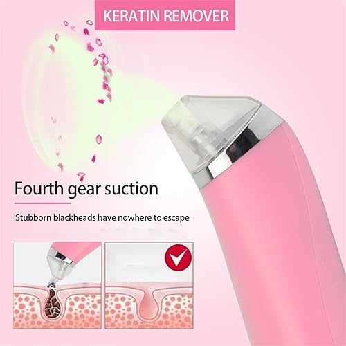 Miniatura 5 de Removedor de queratina, removedor de puntos negros, aspiradora eléctrica de poros, limpiador de poros para acné, eliminación de cabezas blancas con