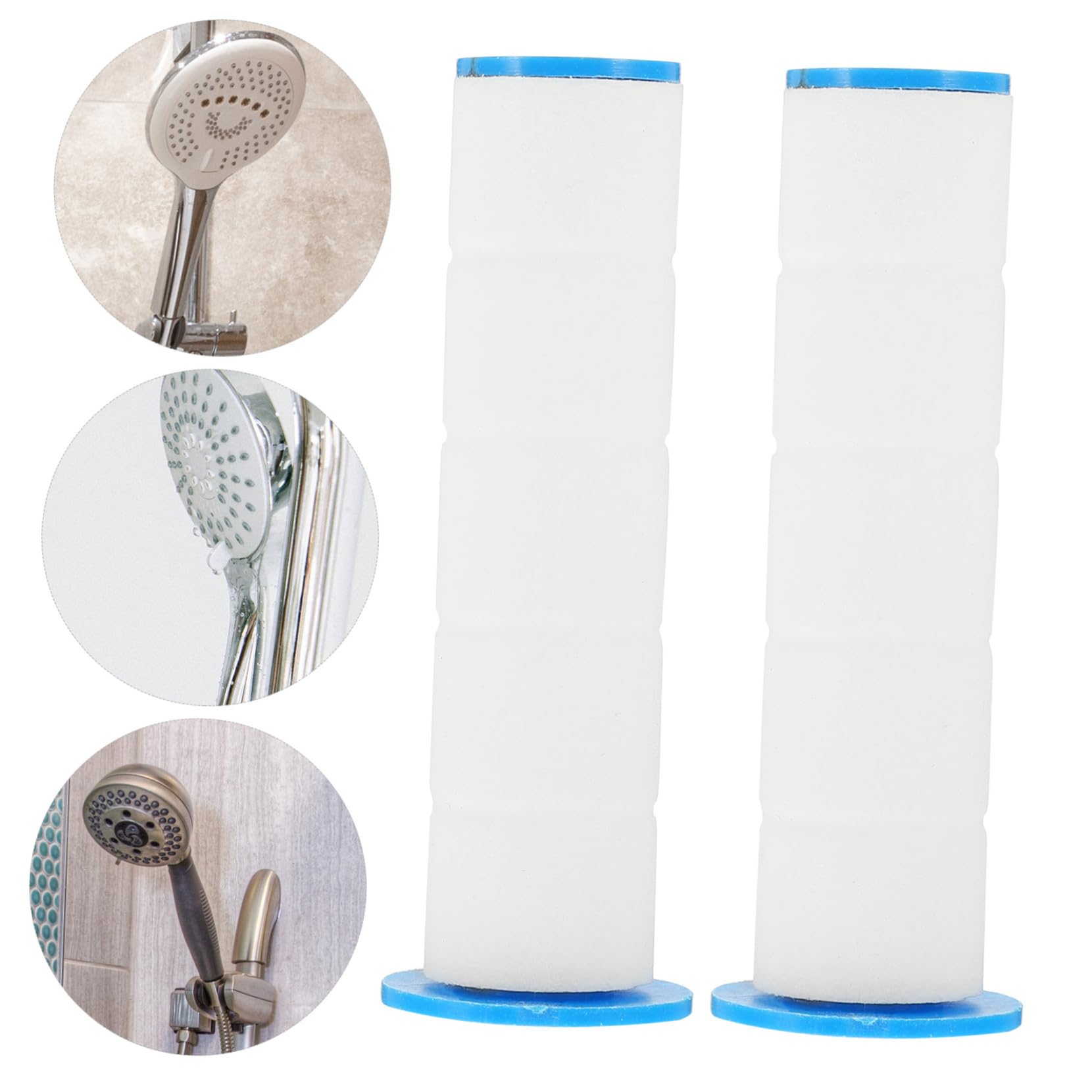 6 filtros de cabezal de ducha de alta presión, cartuchos de algodón PP reemplazables para una fácil limpieza y sistema de filtración de agua pura de baño para una experiencia de ducha similar al spa